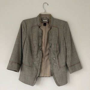 Beige blazer from White House Black Market